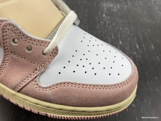 MaikeSneakers Pink Retro OG High FD2596-600 Jordan Air 1 Washed (Women's) 0405